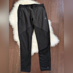 Smartwool Men's Merino Blend Sport Fleece Pant Black Joggers L Large